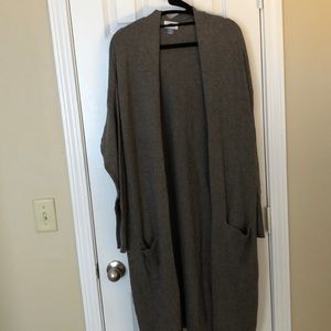 Oversized Gray Cardigan
